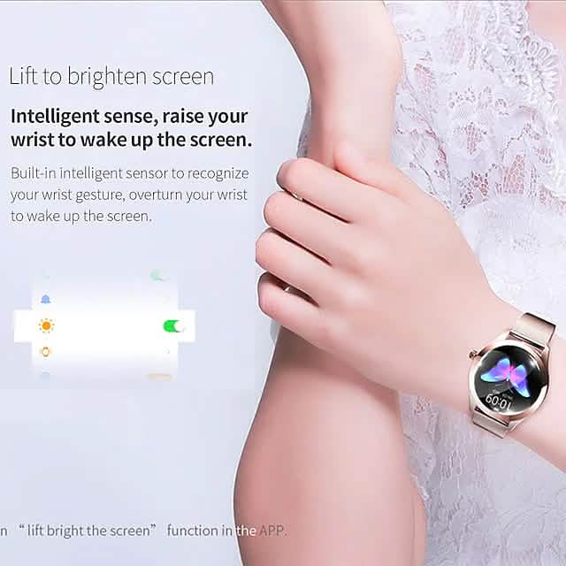 KW10 Smart Watch – Heart Rate, Blood Oxygen, IP68 Waterproof, Women's Fitness Tracker