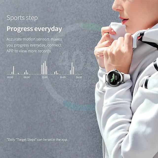 KW10 Smart Watch – Heart Rate, Blood Oxygen, IP68 Waterproof, Women's Fitness Tracker