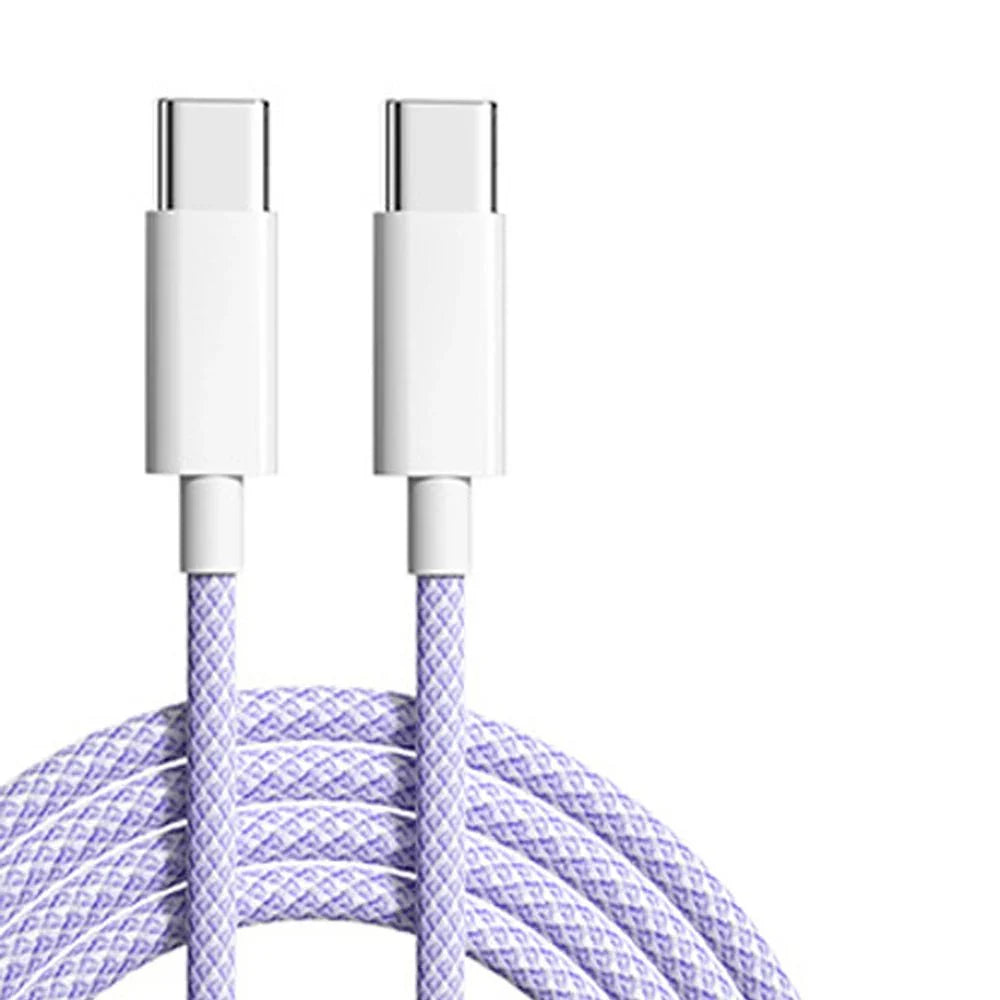 USB Type-C to Type-C Cable | 60W 6A Fast Charging and Data Transfer Cord